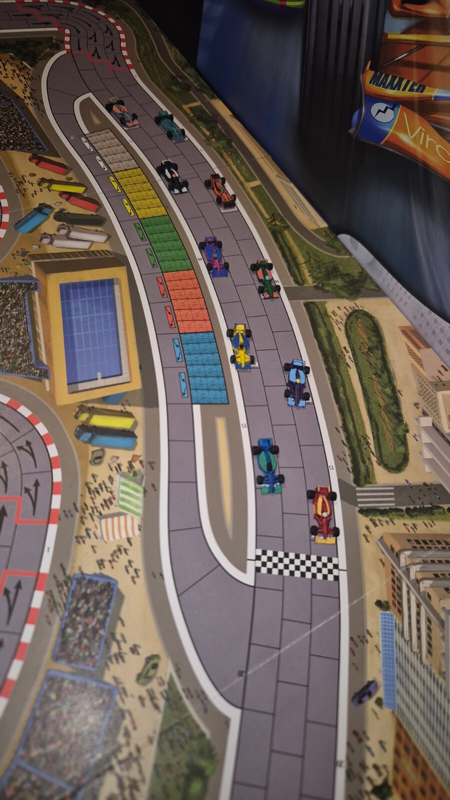 Formula D 10 painted miniature cars F1 / 10 cars F1 (20mm) painted