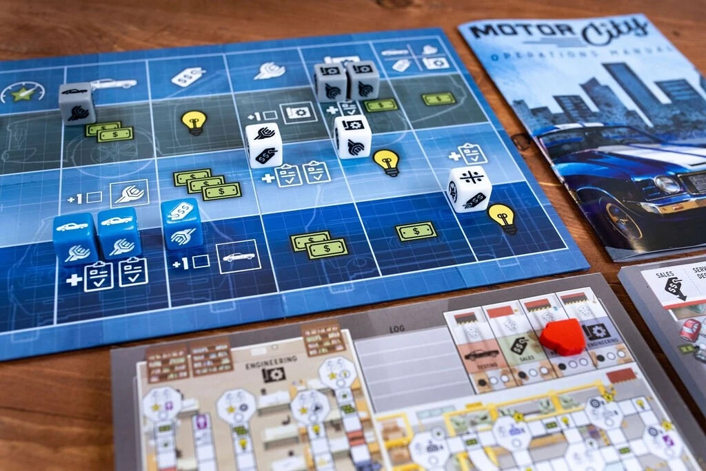 🎲🚗 NIS – Motor City – ROLL N WRITE Automotive Empire Game 🚗🎲