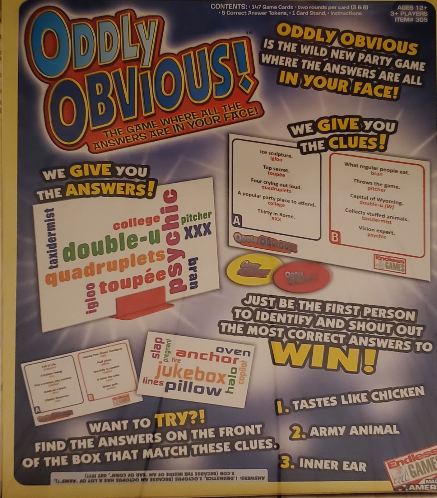 Oddly Obvious Game Traditional Games