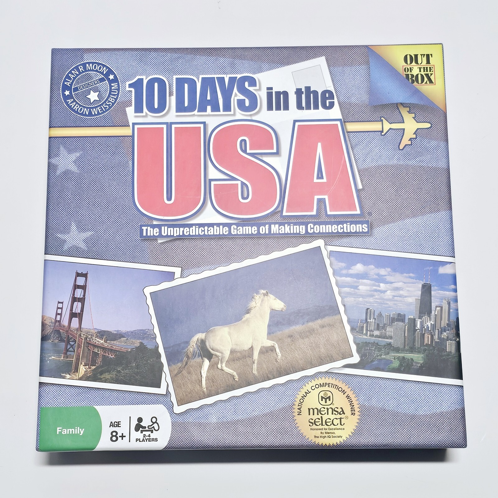10 Days in the USA Out of Box The Box Games Complete Excellent Condition