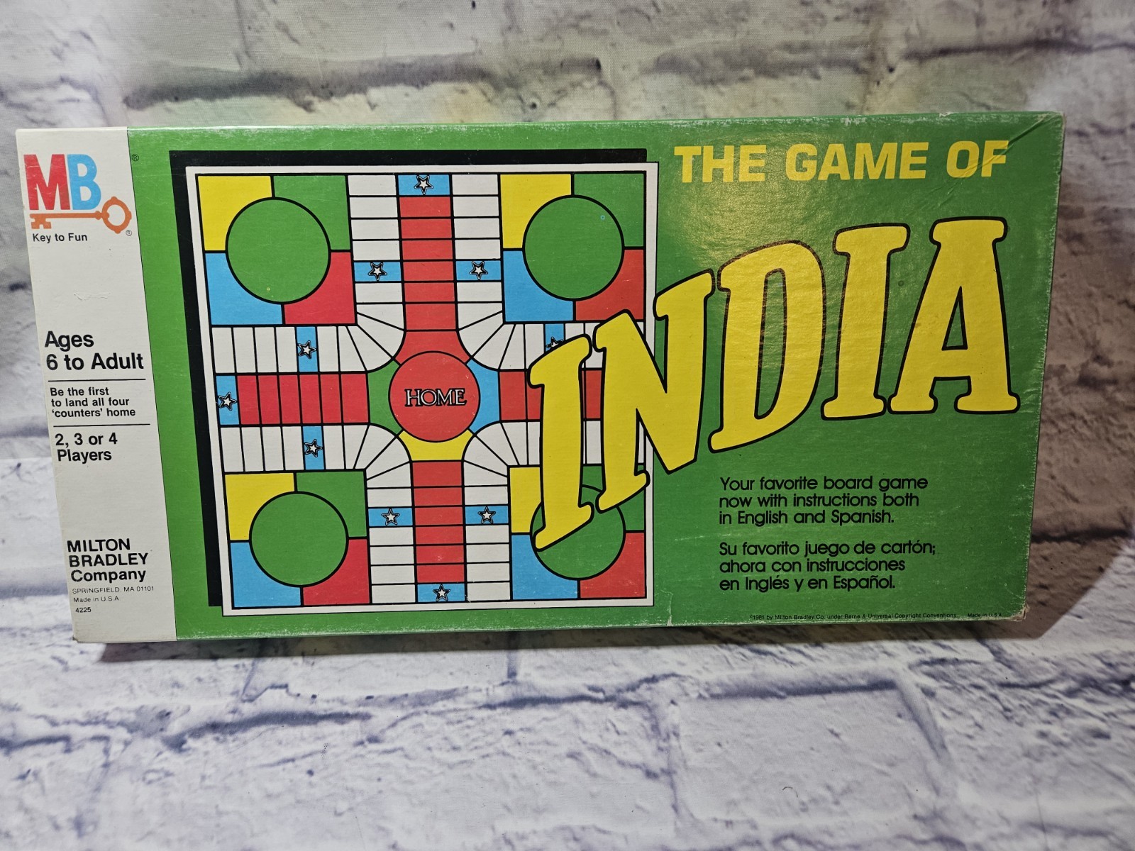The Game of India by Milton Bradley – 1981 – COMPLETE – Vintage Board Game