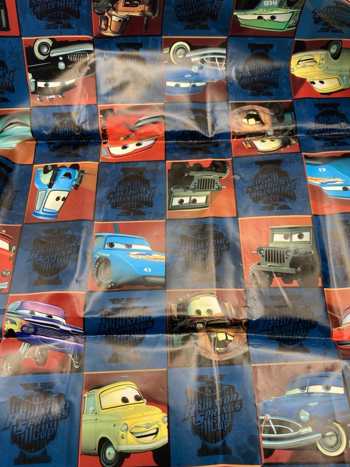 Disney Pixar Cars Checkers With Jumbo Checkers & Mat Board Game