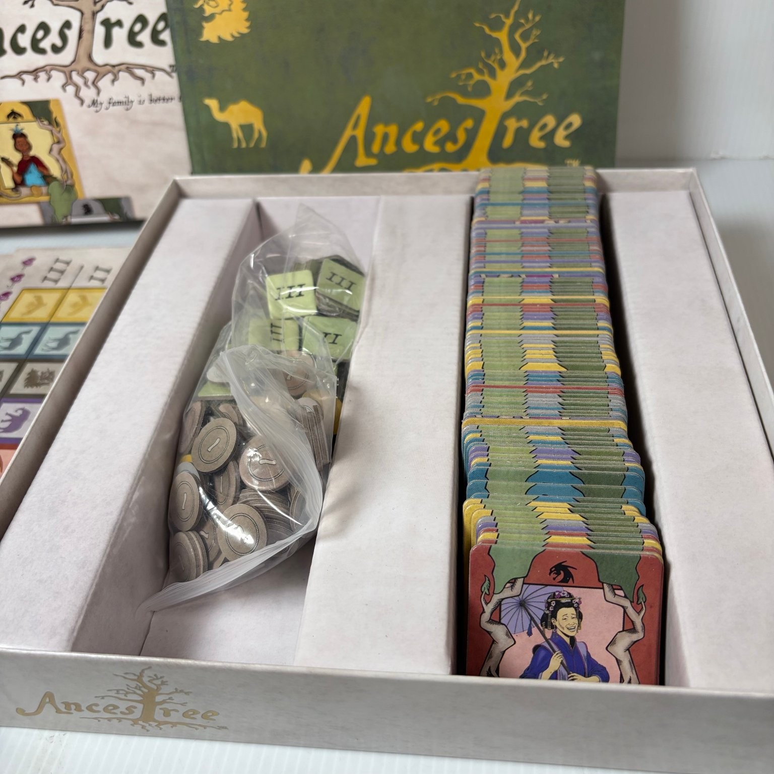 AncesTree Calliope Games Board Game 2-5 Players Ages 8+ Cardboard Tiles 2017