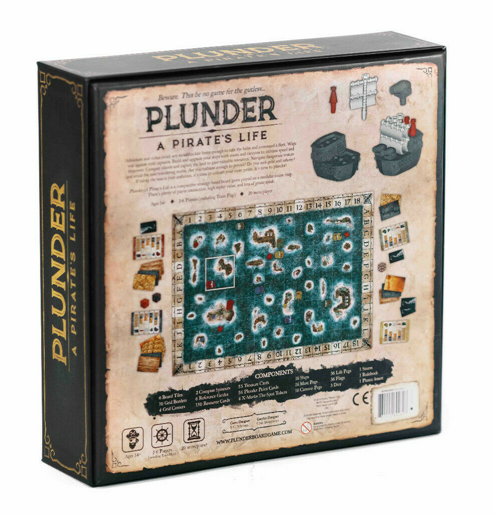 Plunder A Pirate’s Life – Strategy Board Game for Adults, Teens, and Kids