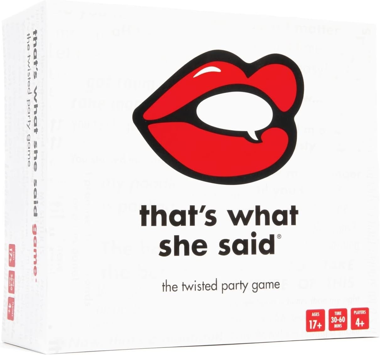 The Perfect Gift: That’s What She Said Adult Game for Parties & Laughs