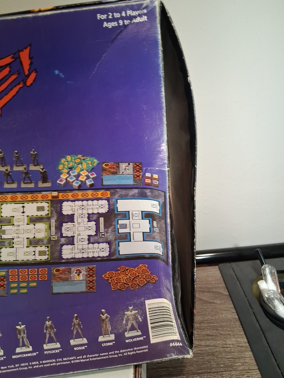 INCOMPLETE Marvel Comics X-Men Under Siege Board Game – Vintage / Rare / 1994