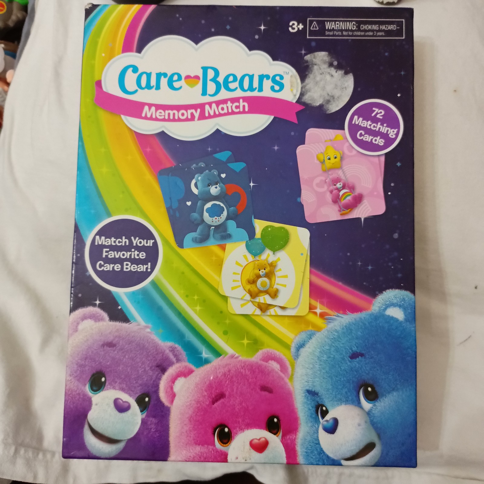 Care Bears Memory Match Game 72 Matching Card Educational Sealed Cards
