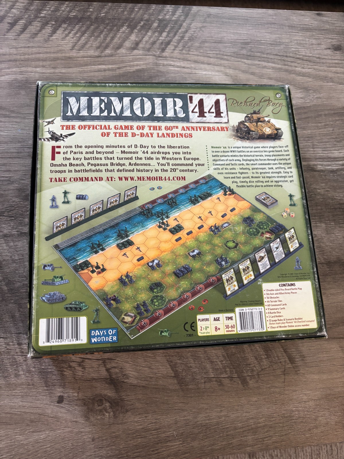 MEMOIR ’44 Board Game 2015 MULTI AWARD WINNER 3rd Edition COMPLETE