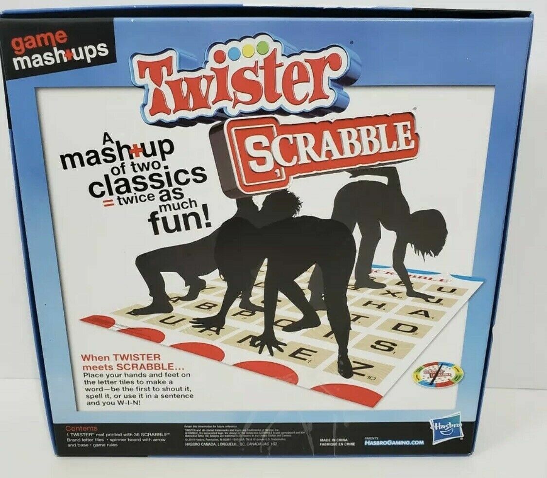 Game Mashups Twister Scrabble Game