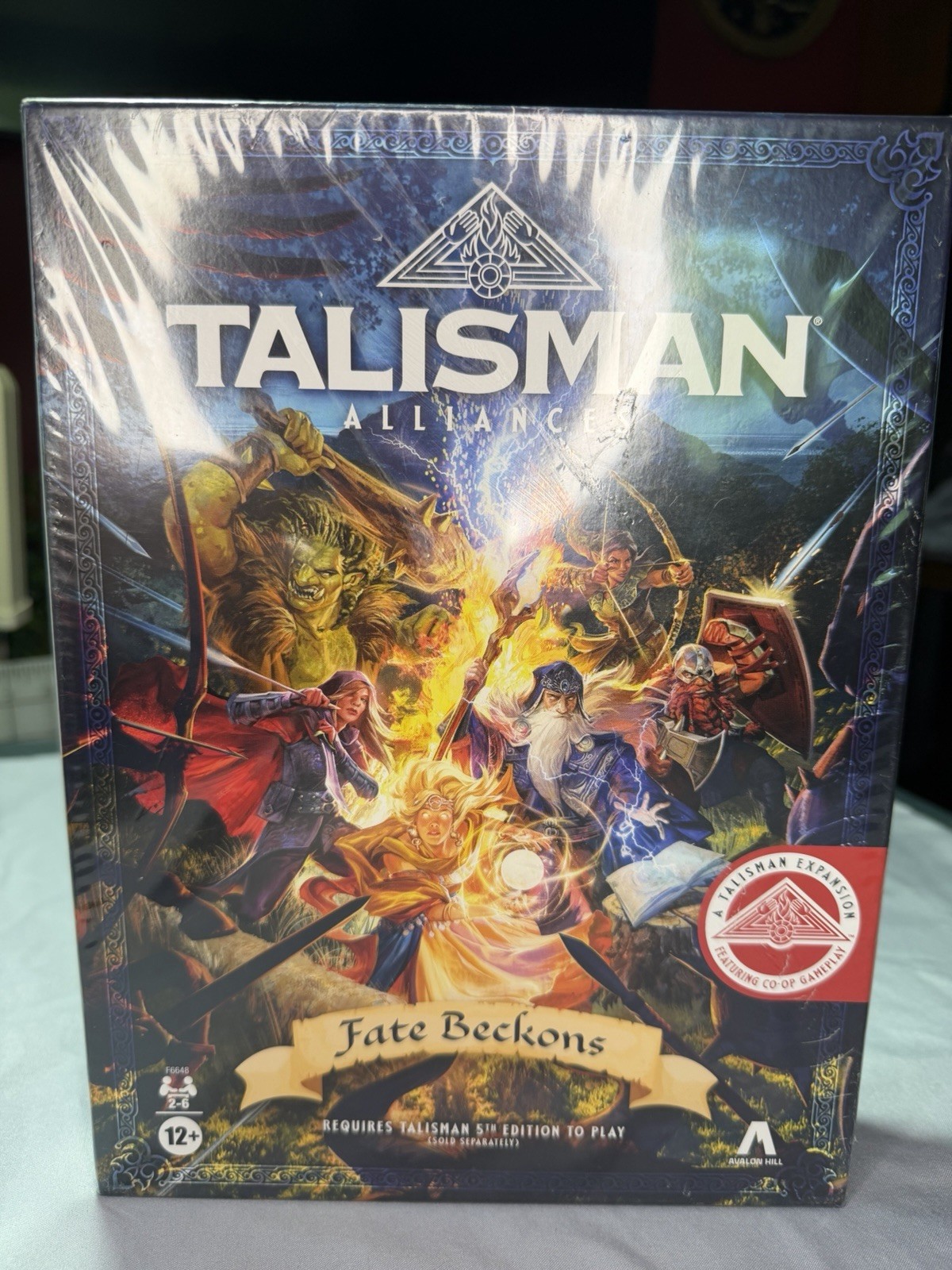Talisman Alliances Fate Beckons Hasbro Board Game Co-op Expansion New Unopened