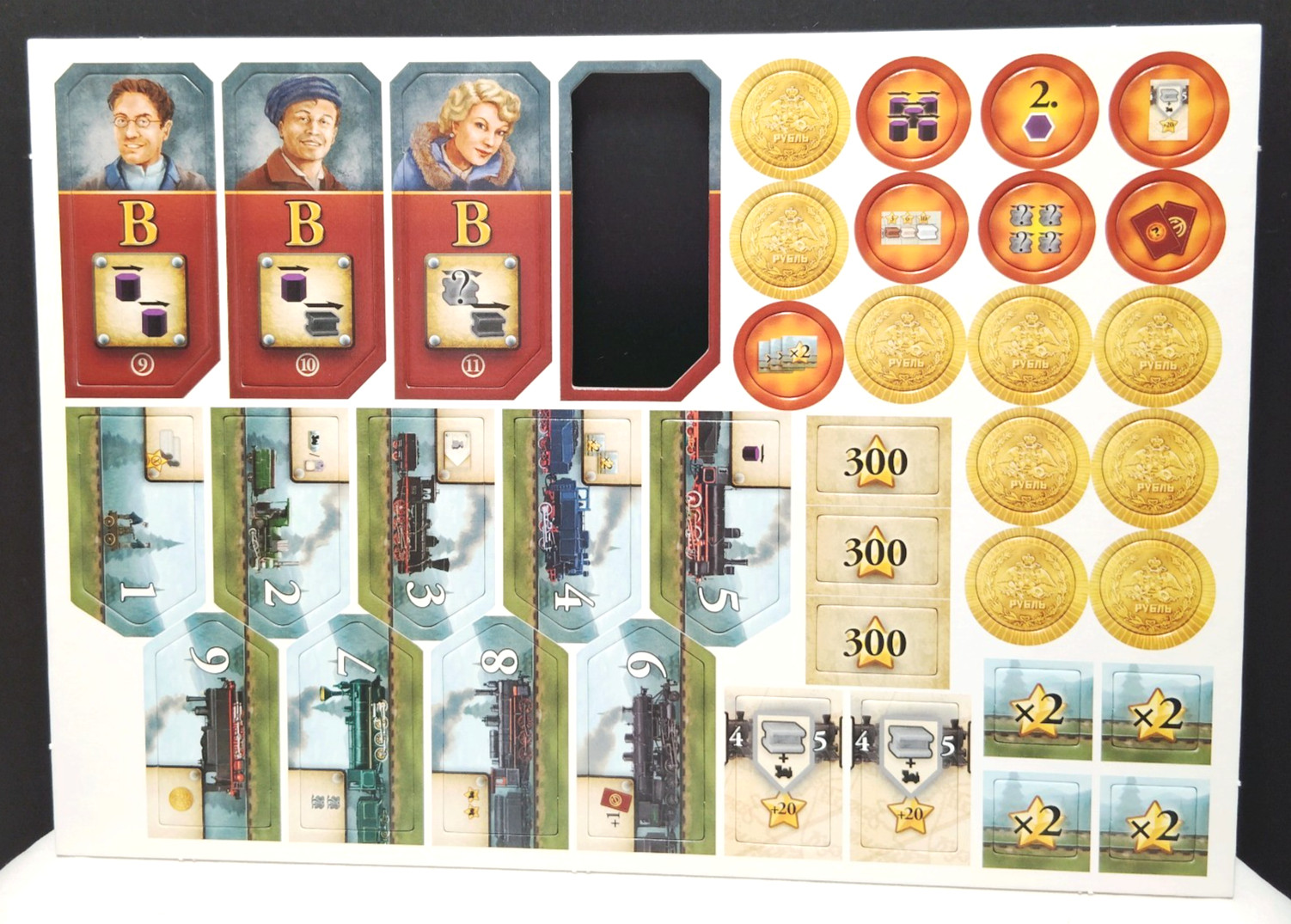 Russian Railroads Board Game Z-Man Games Complete Missing 1 Worker Token