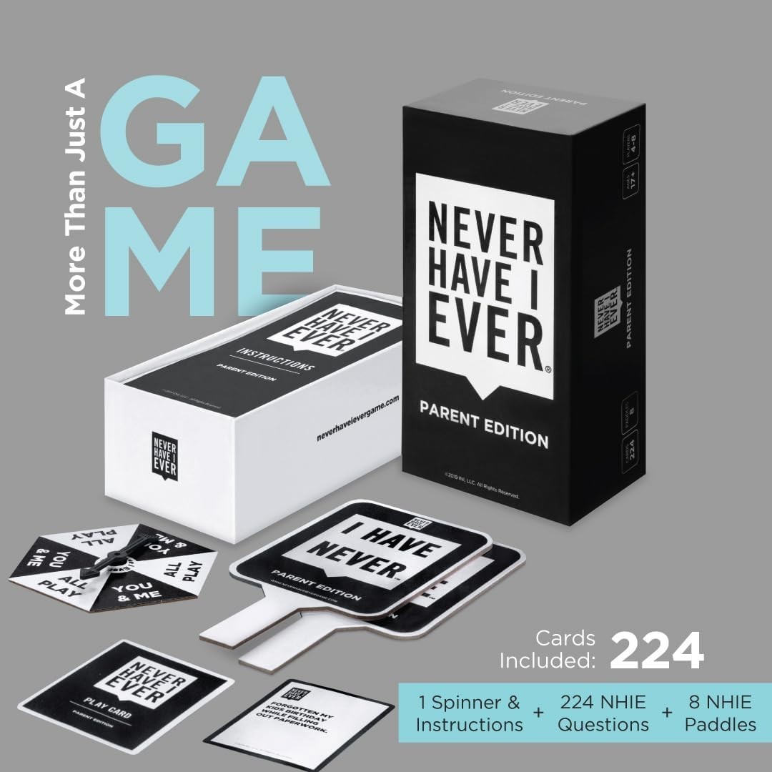 Never Have I Ever Parent Edition – Fun Game for Couples & Friends, Ages 17+