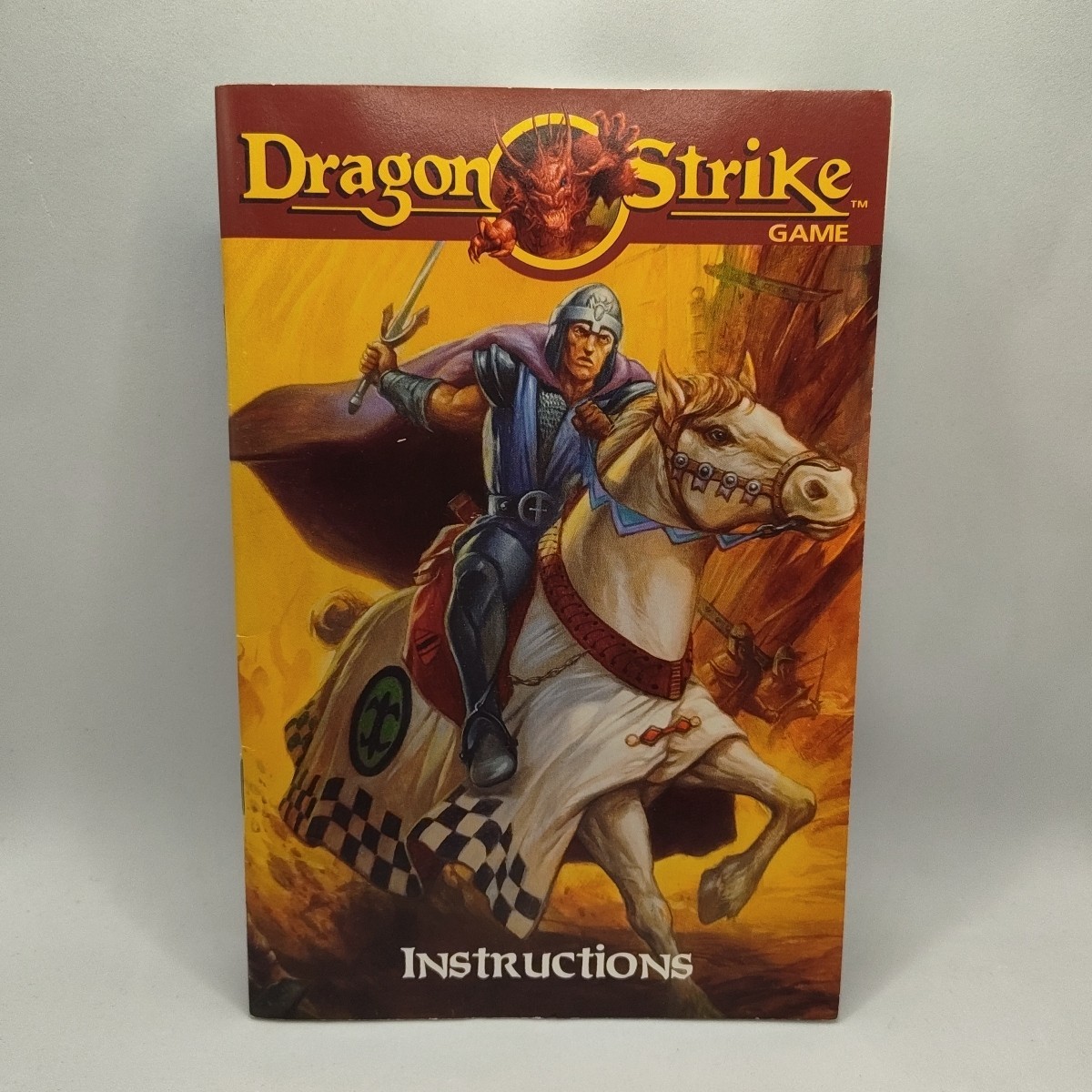1993 Dragon Strike Board Game Replacement Instruction Manual Booklet Part Only