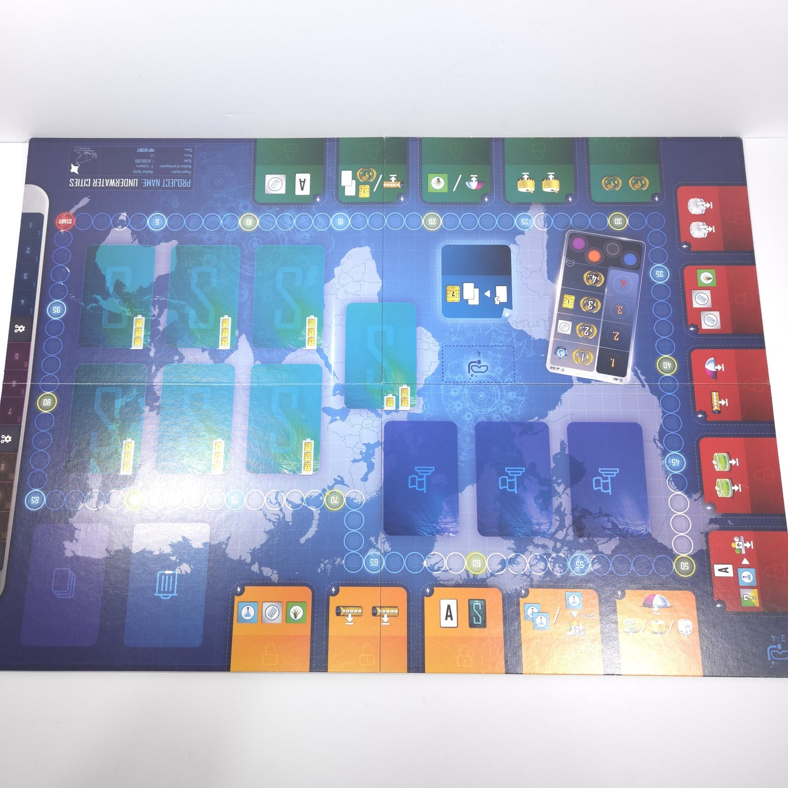 Underwater Cities Board Game Promo Included Complete Rio Grande Games V. Suchy