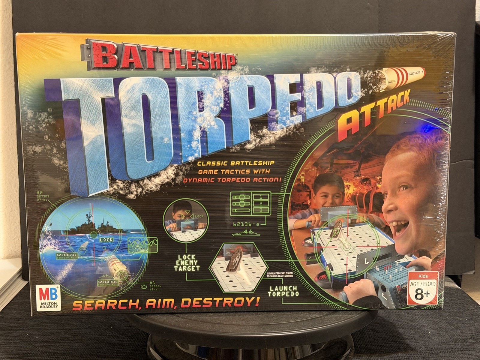 Battleship Torpedo Attack Board Game Hasbro 2007 Milton Bradley New Sealed