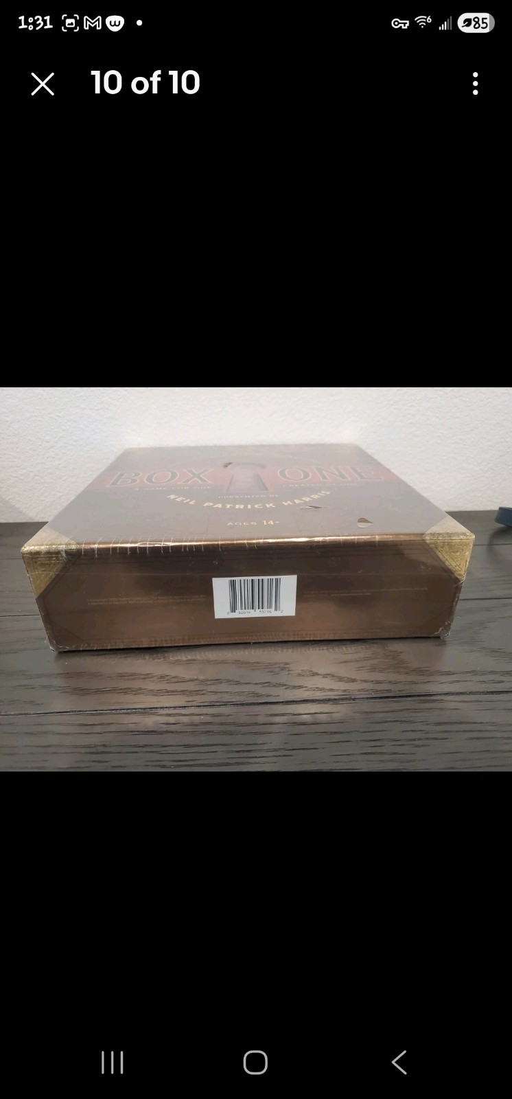 NEW BOX ONE Presented by Neil Patrick Harris: Mystery Board Game Escape Room