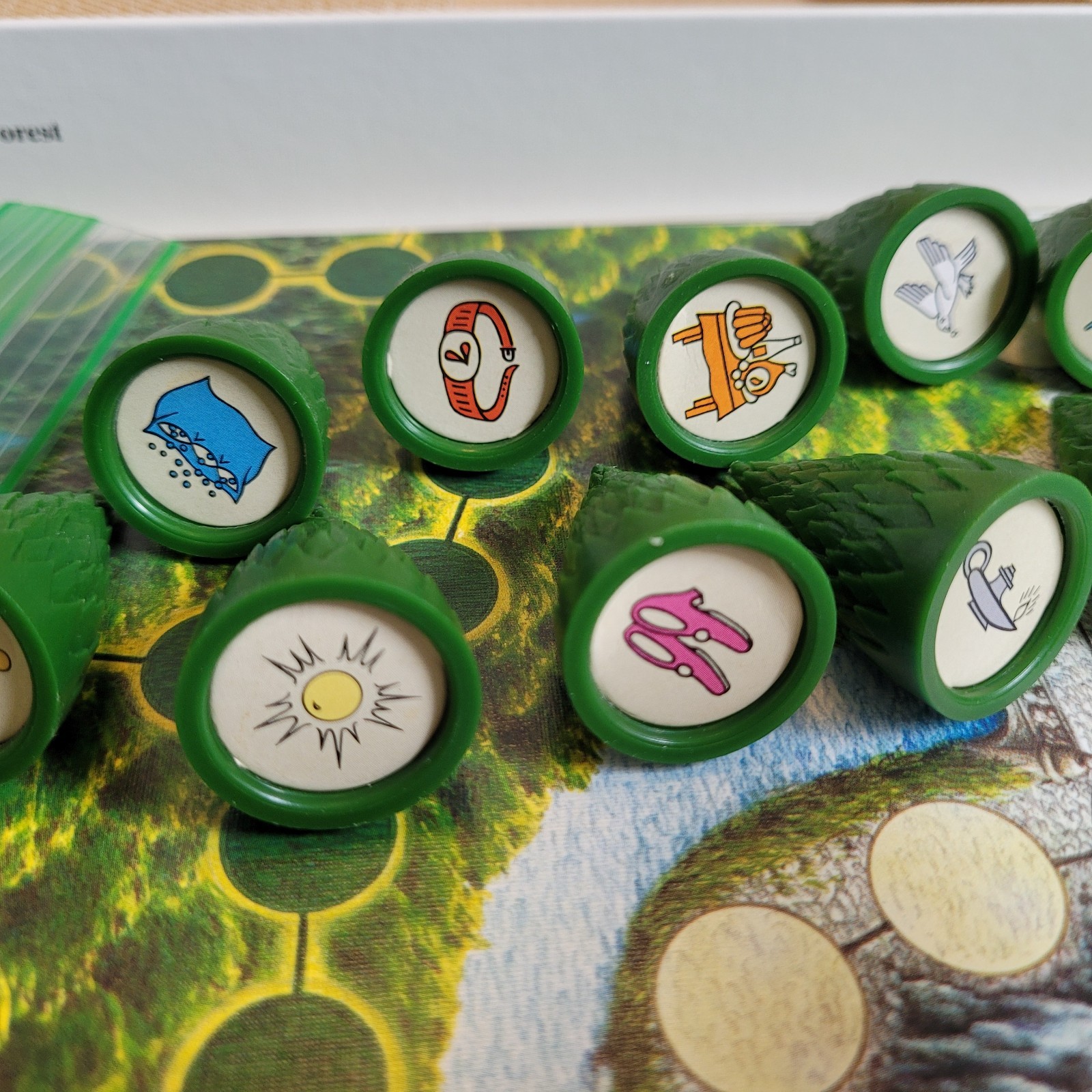 Vtg 1982 Enchanted Forest Board Game Ravensburg Germany Incomplete Description