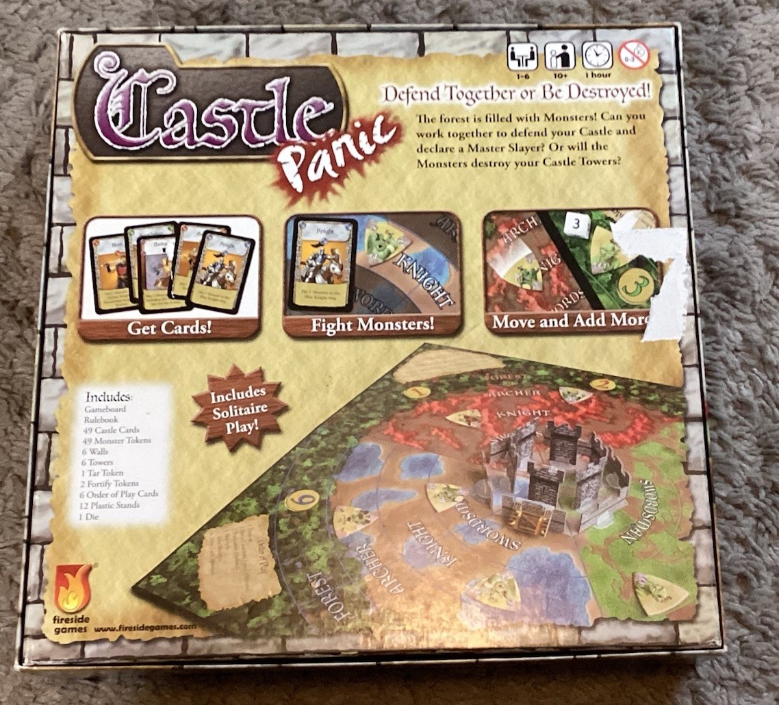 Castle Panic Board Game – 100% Complete – Very Good 2019