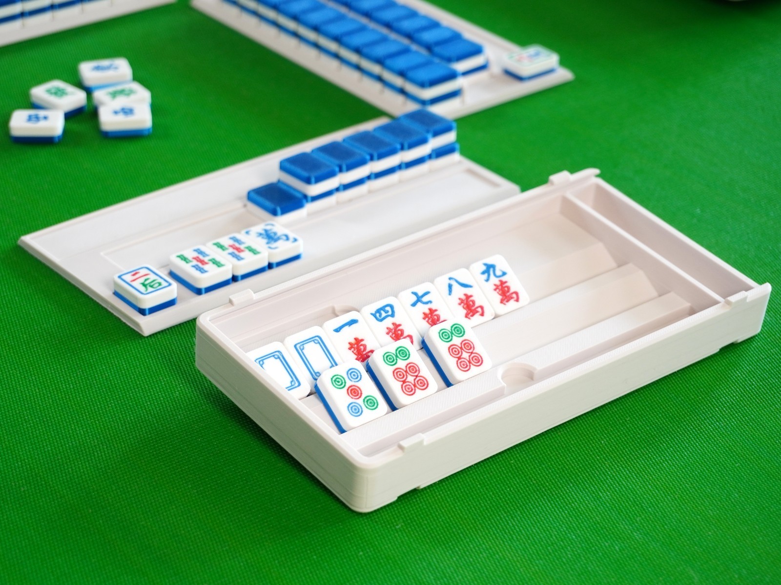 Travel Vietnamese Mahjong 160 Set / Mạt Chược / Mat Chuoc (Green)
