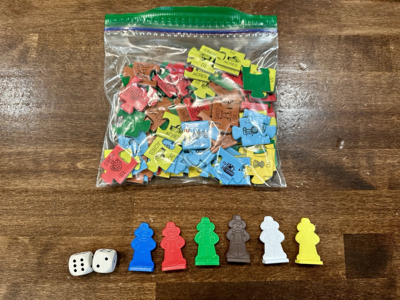 1996 The Farming Game, Harvest the Fun! Weekend Farmer Board Game COMPLETE