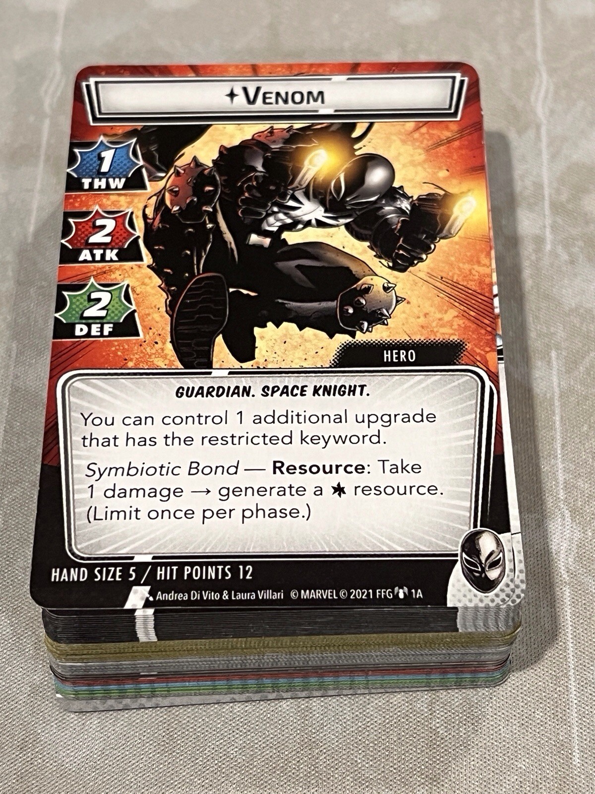 Marvel Champions LCG – Complete Wave 3 Star-Lord, Gamora, Drax, Venom (see desc)