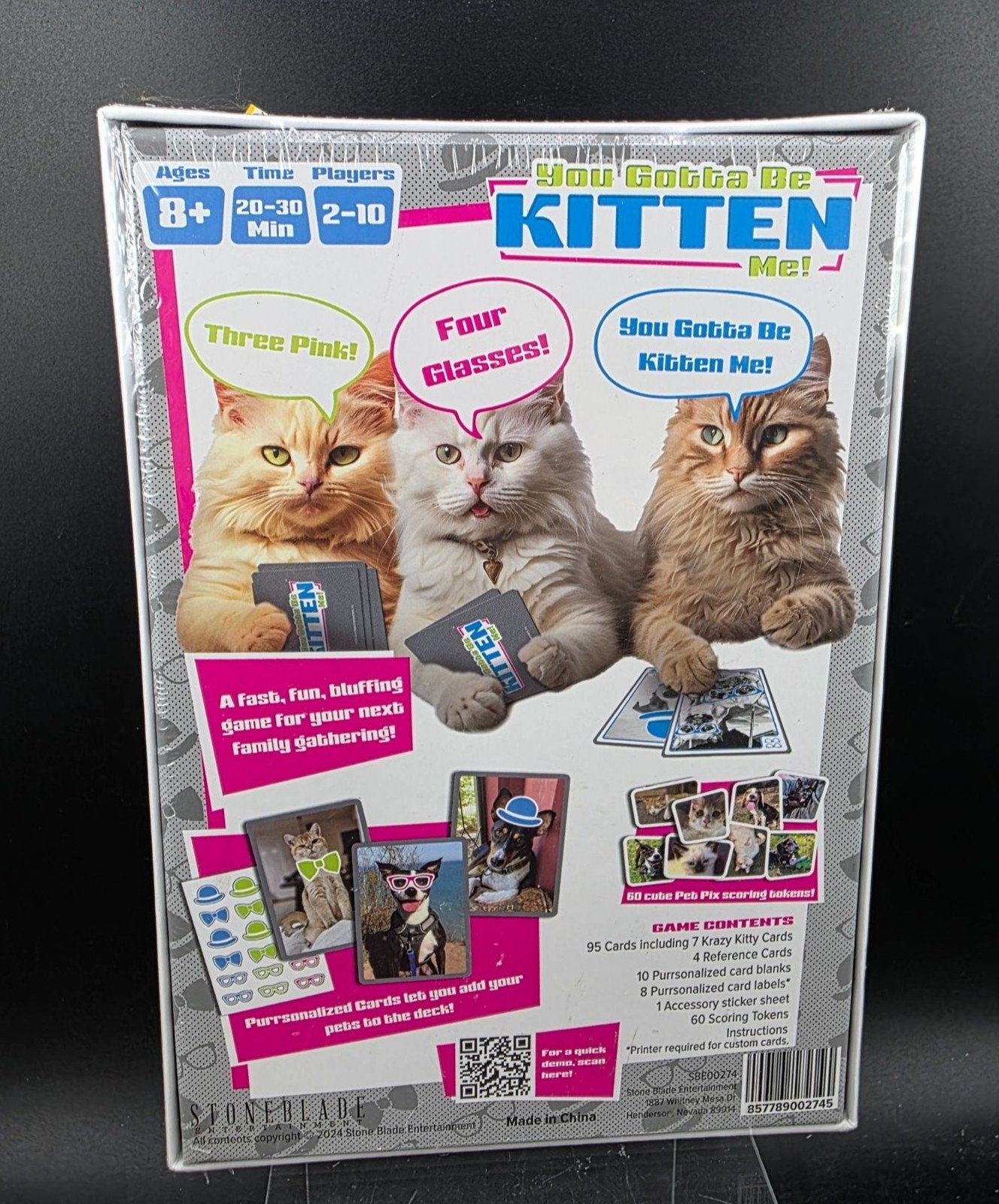 You Gotta Be Kitten Me! Party Game 8+ Stoneblade Entertainment New Sealed