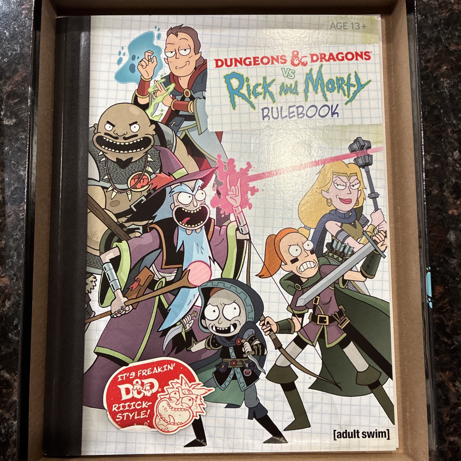 Dungeons And Dragons VS Rick And Morty D&D Tabletop Role Playing Game *No Dice