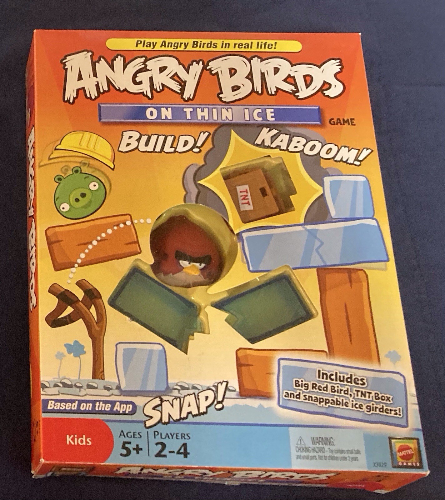 Mattel Games X3029 Angry Birds On Thin Ice Game