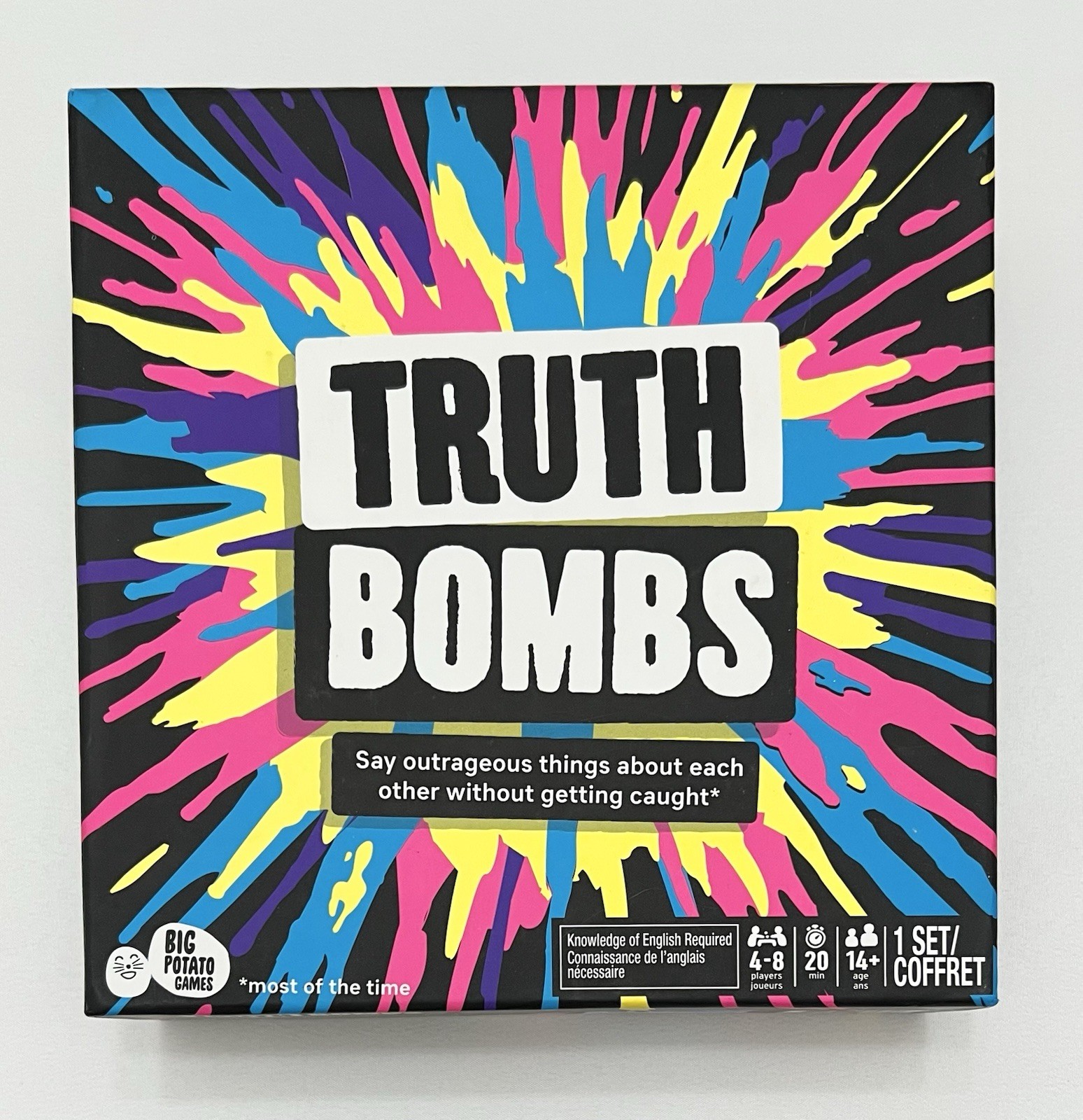 Big Potato Games Truth Bombs Board Game/ New Sealed/ Ages 14+/ 4-8 Players