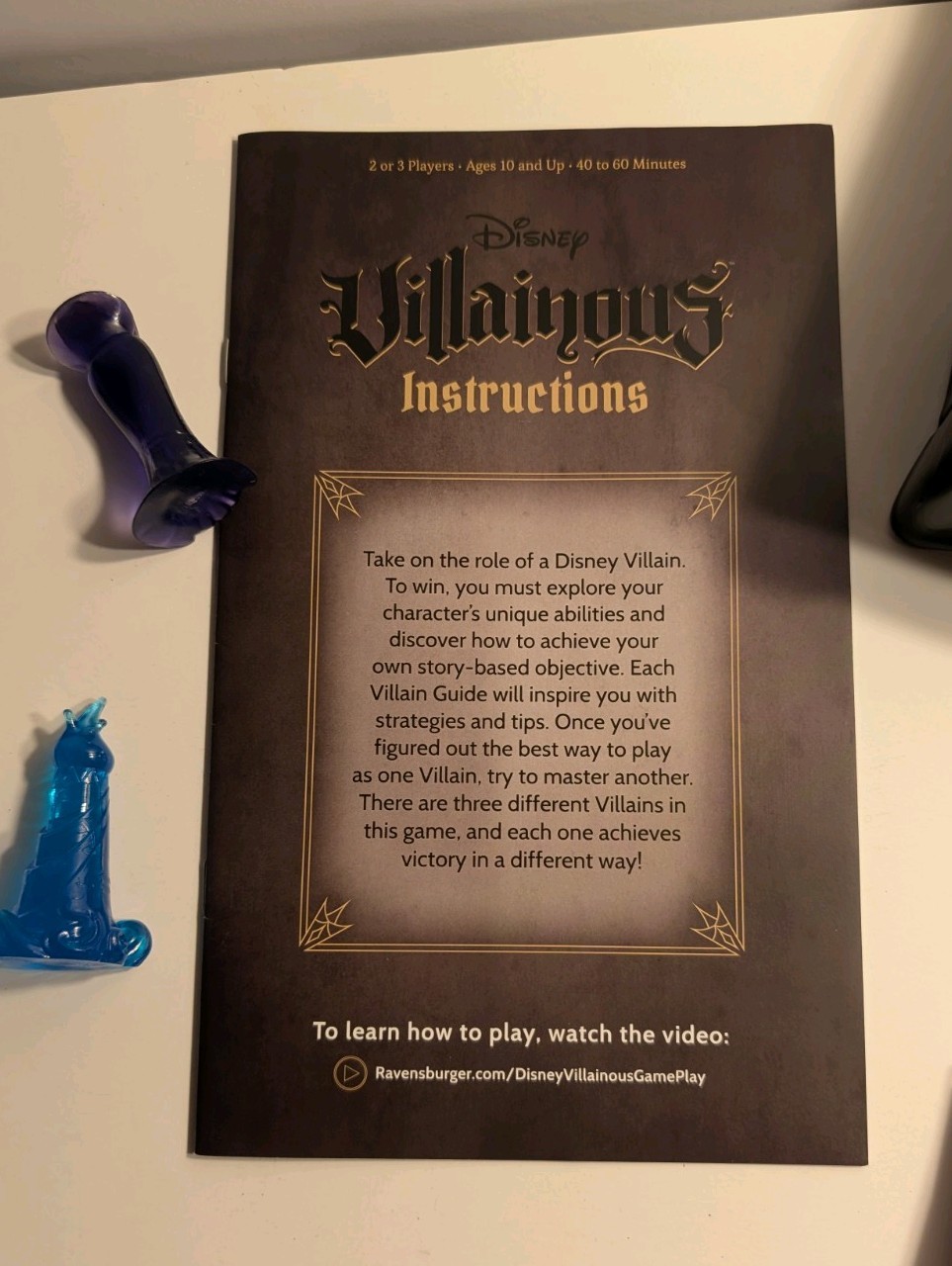 Disney Villainous Wicked to The Core Game Open Box Complete