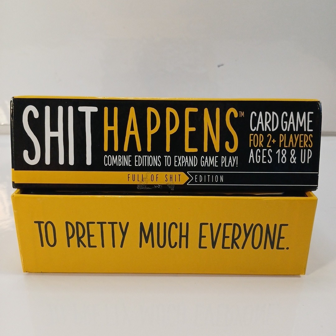 Sh!t Happens Card Game Full Of Sh!t Edition, 2+ Players Ages 18 Plus