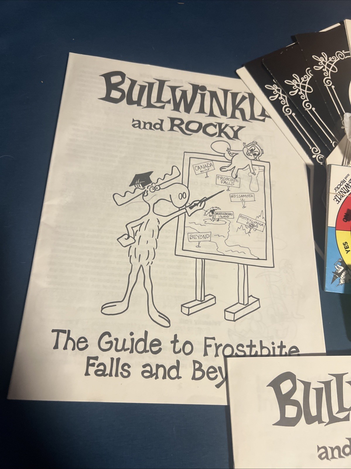 TSR Bullwinkle and Rocky Role Playing Party Game 1988 Complete Vintage