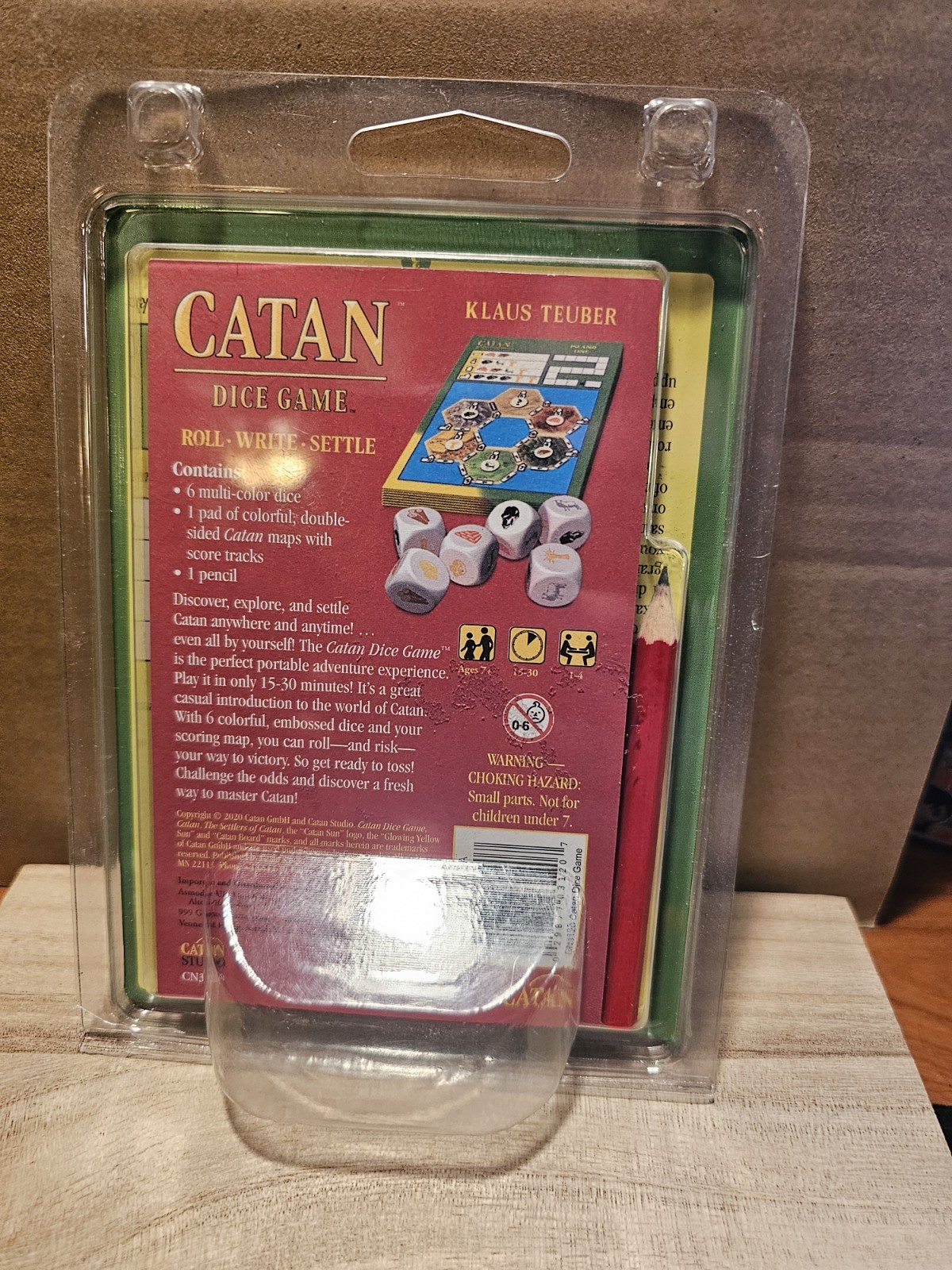 Settlers of Catan 5-6 Player Extension with Dice Game BRAND NEW