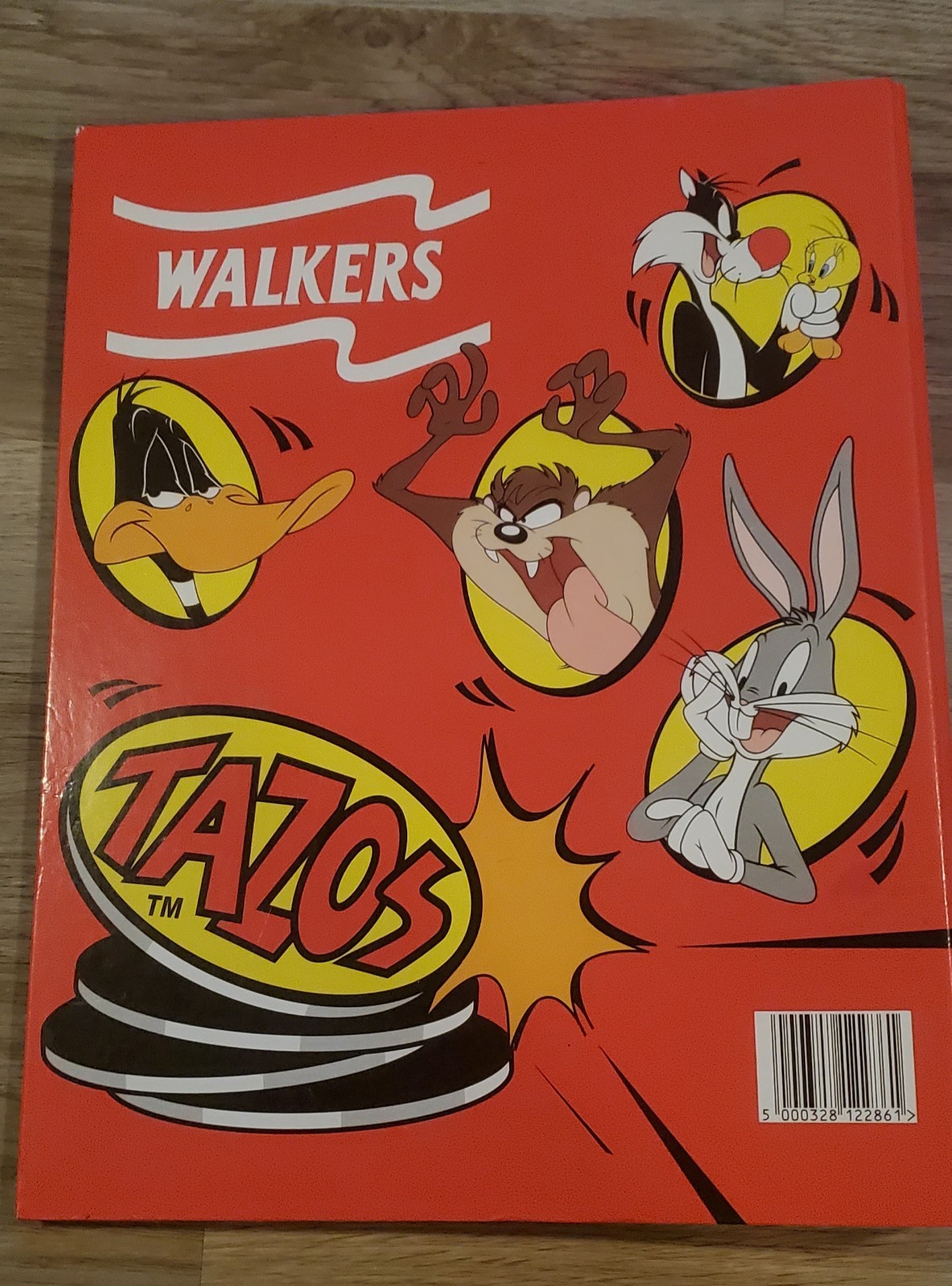 Looney Tunes TAZOS Album-Complete Set (Plus 22 extra included)50/50 WALKERS 1996