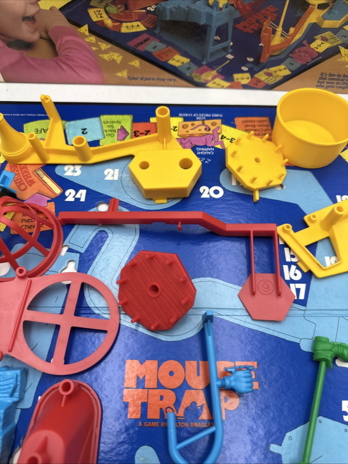 Vntg MOUSE TRAP Board Game by Milton Bradley 1986 Untested READ Description