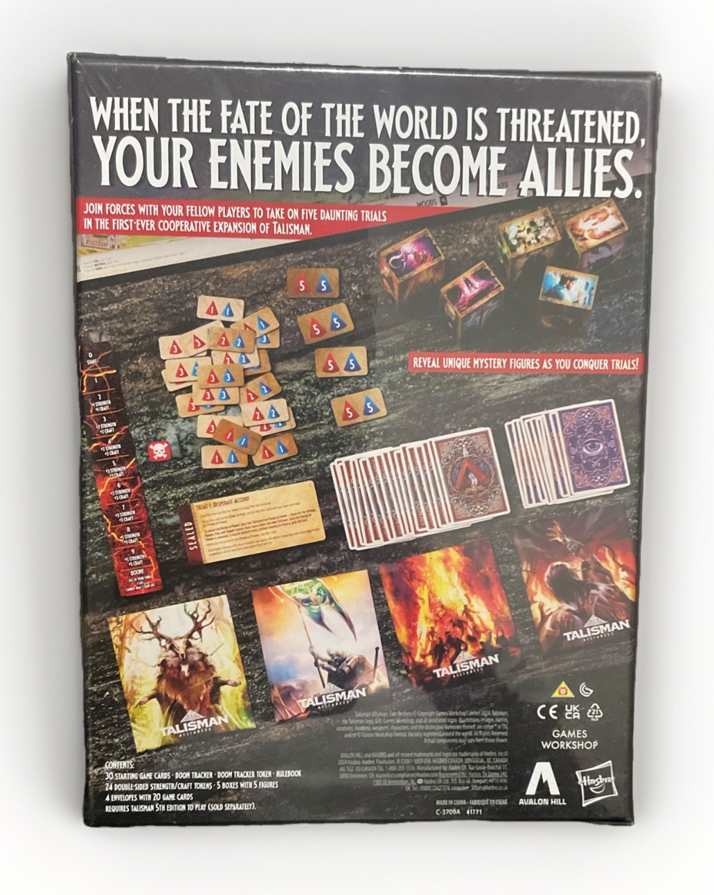 Hasbro Gaming Talisman Alliances: Fate Beckons Board Game Expansion Strategy NEW