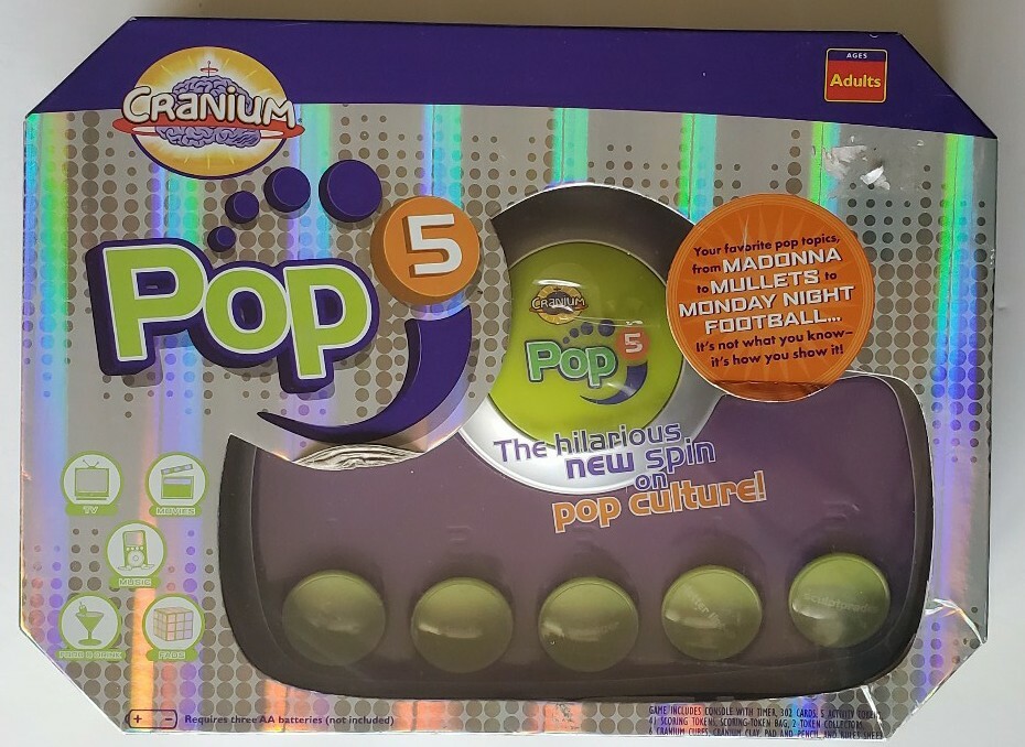 Cranium Pop 5 Adult Pop Culture Game Complete New In Box