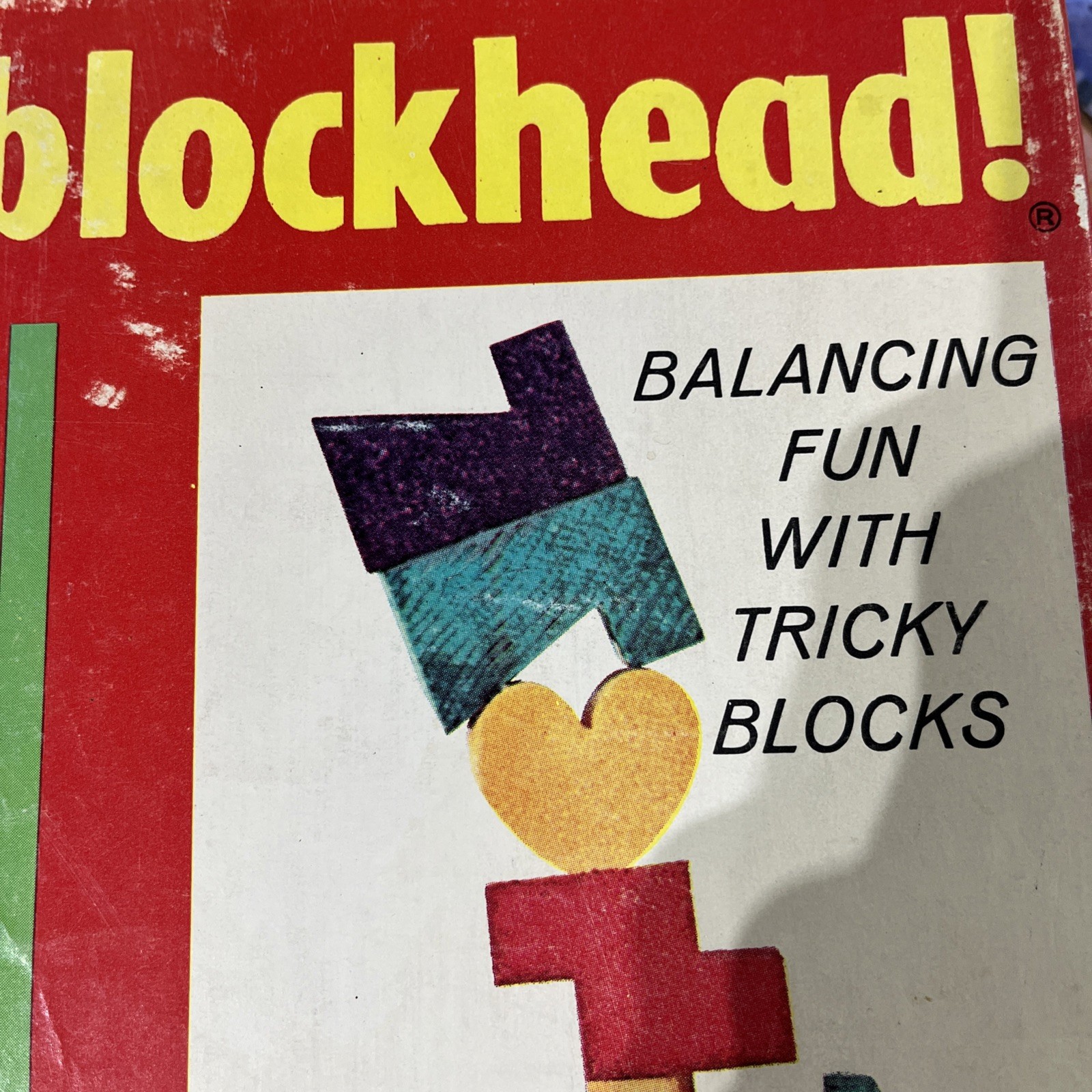 Saalfield Prestige Toys 1954 Vintage Blockhead Party Game All Ages