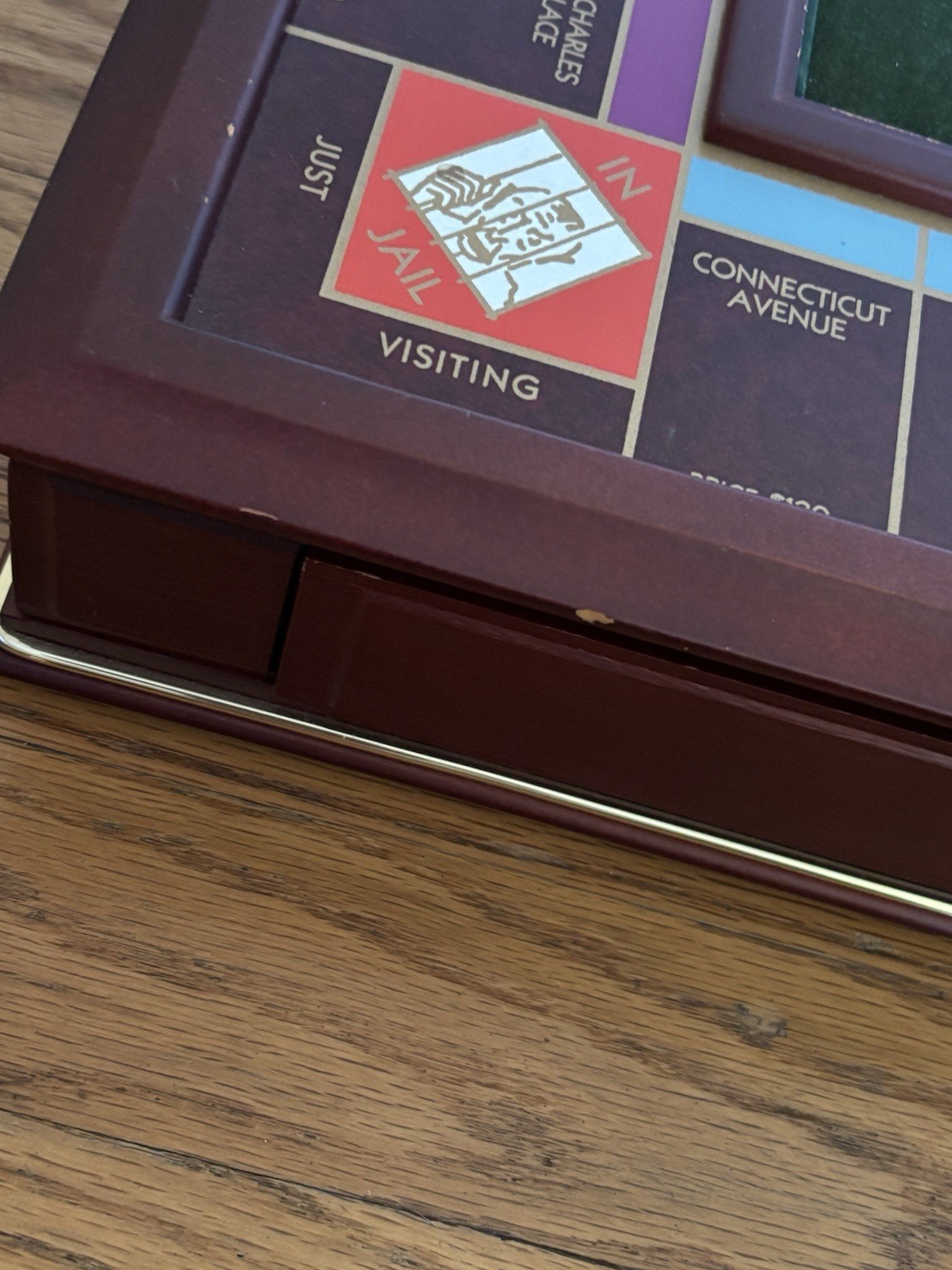 1991 Franklin Mint Monopoly Collector’s Edition Wooden Luxury Game See Pictures
