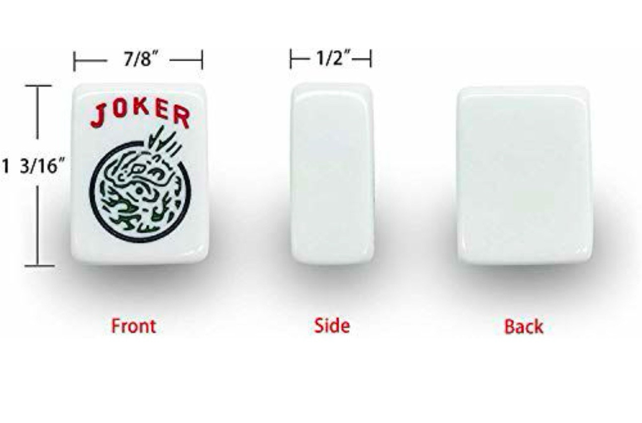 American Mahjong Set 166 Tiles Red Burgundy Quilted Bag 4 Color Pushers/Racks