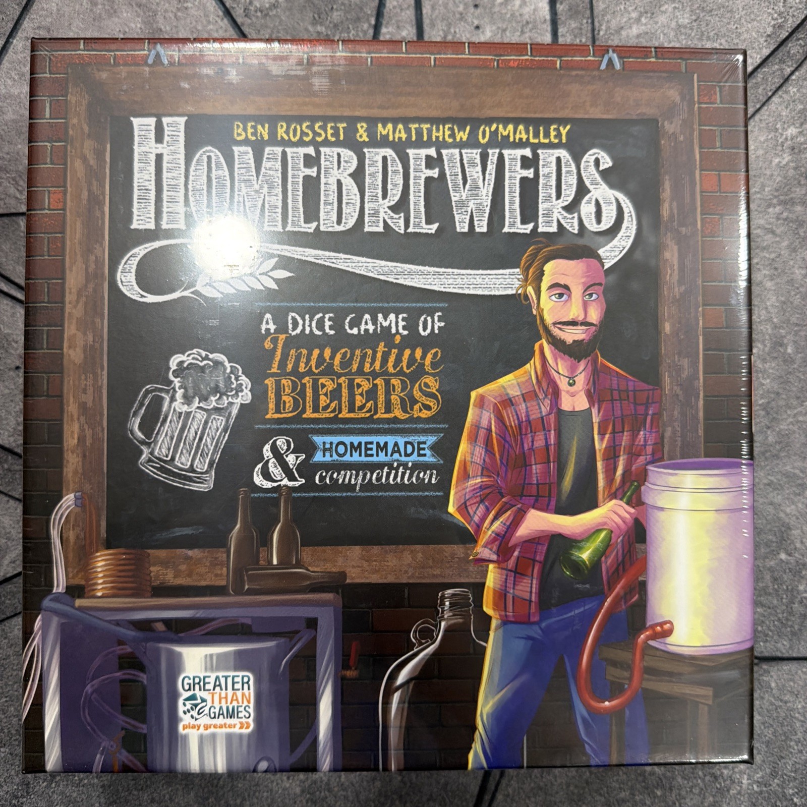 Homebrewers Dice Board Game Greater Than Games Dice Hate Me Studio NEW