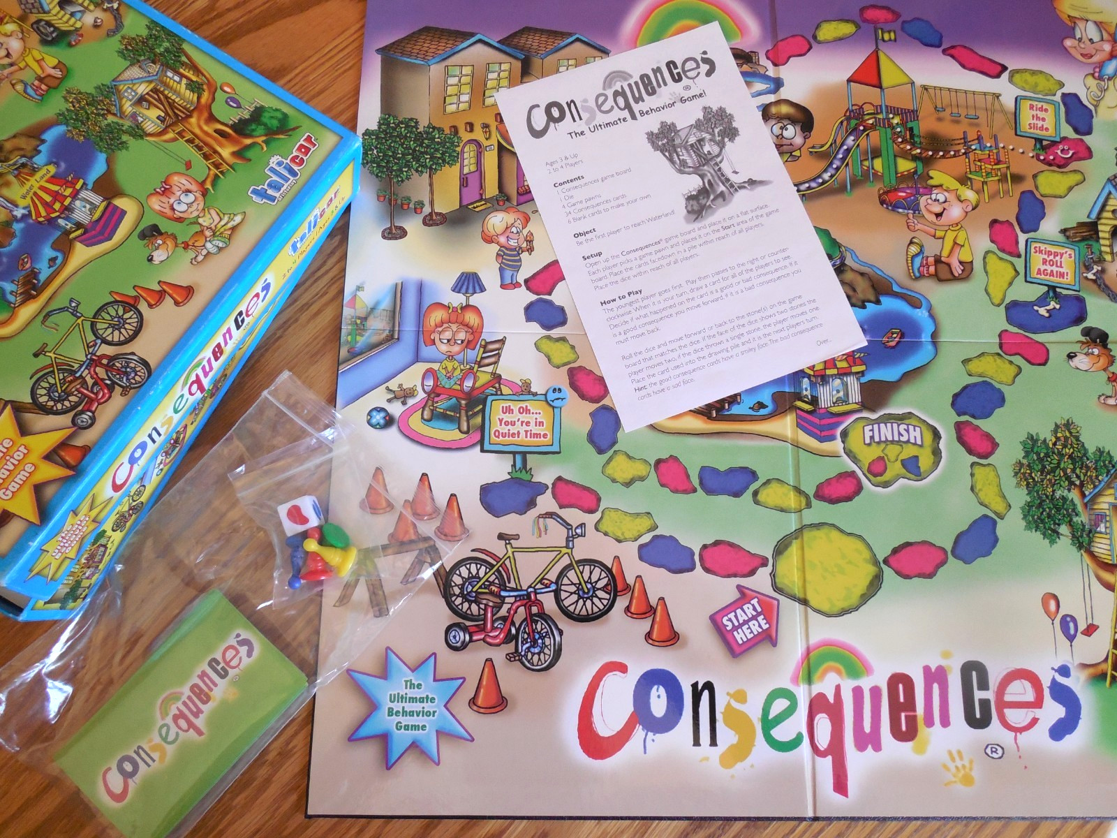 NEW 2017 Talicor Inc “Consequences” The Ultimate Behavior Board Game for Age 3+