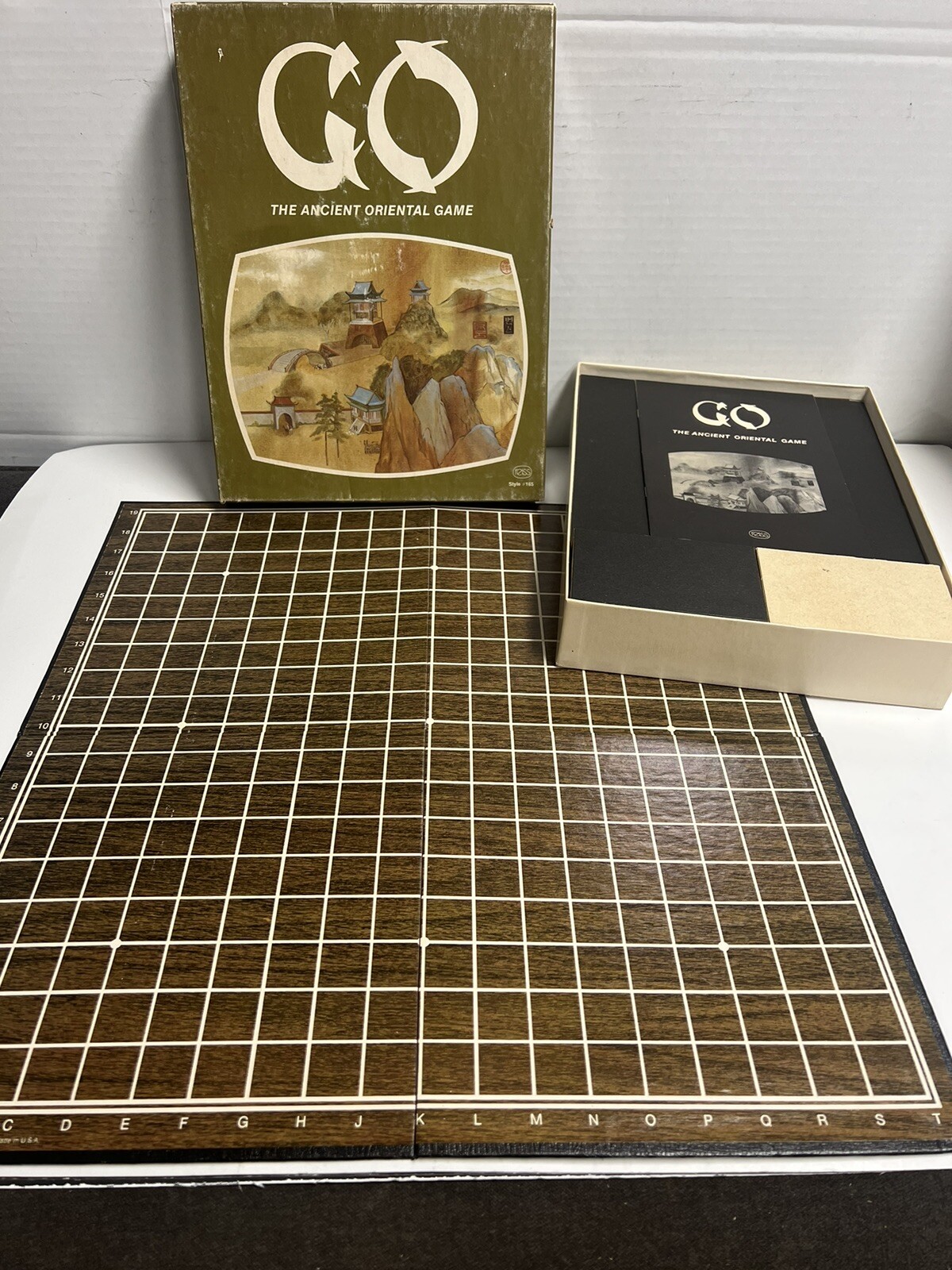 Vtg 1974 Reiss GO The Ancient Oriental Board Game COMPLETE Bookshelf #165 VGUC