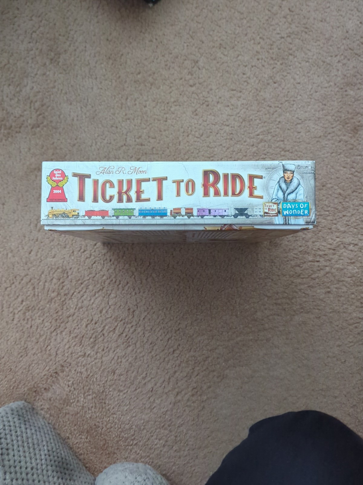 Days of Wonder Ticket To Ride by Alan R. Moon Train Adventure Board Game 2012