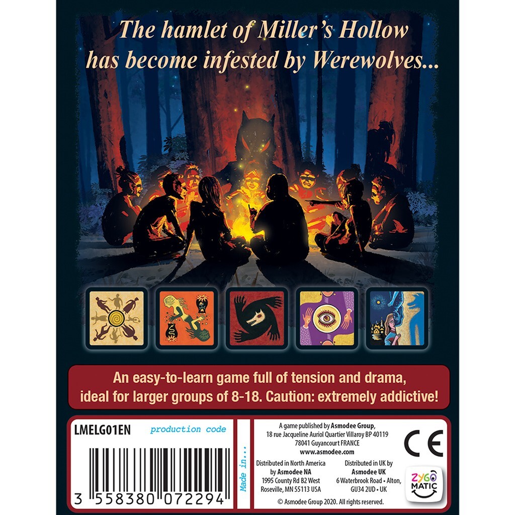 Werewolves Of Miller’s Hollow Base Party Game Zygomatic Mafia Halloween Werewolf