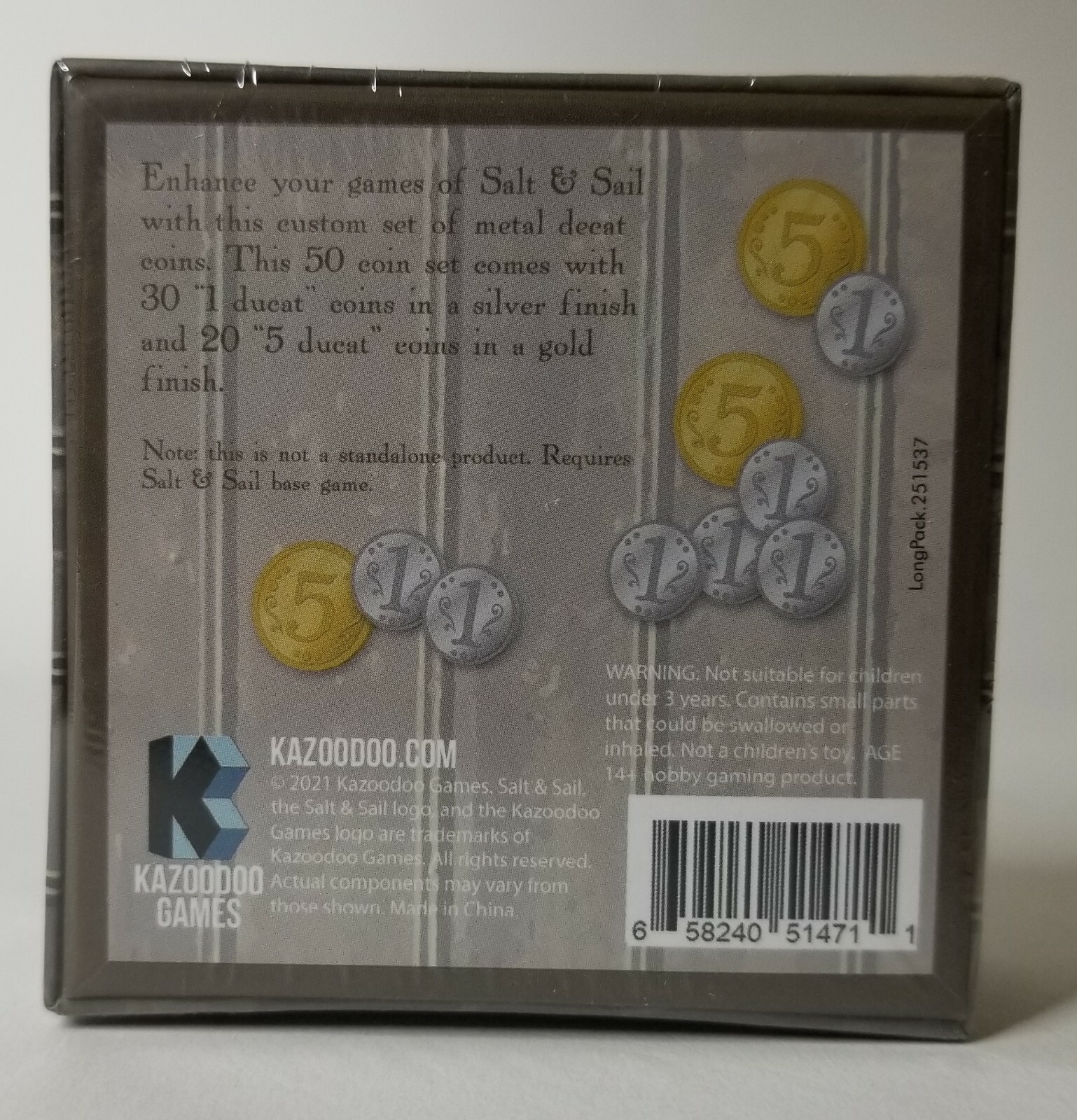 Salt & Sail Deluxe Kickstarter Limited Edition by Kazoodoo Games SEALED