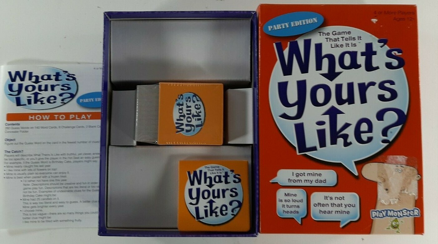 What’s Yours Like? The Game That Tells It Like It Is! Party Edition by Patch