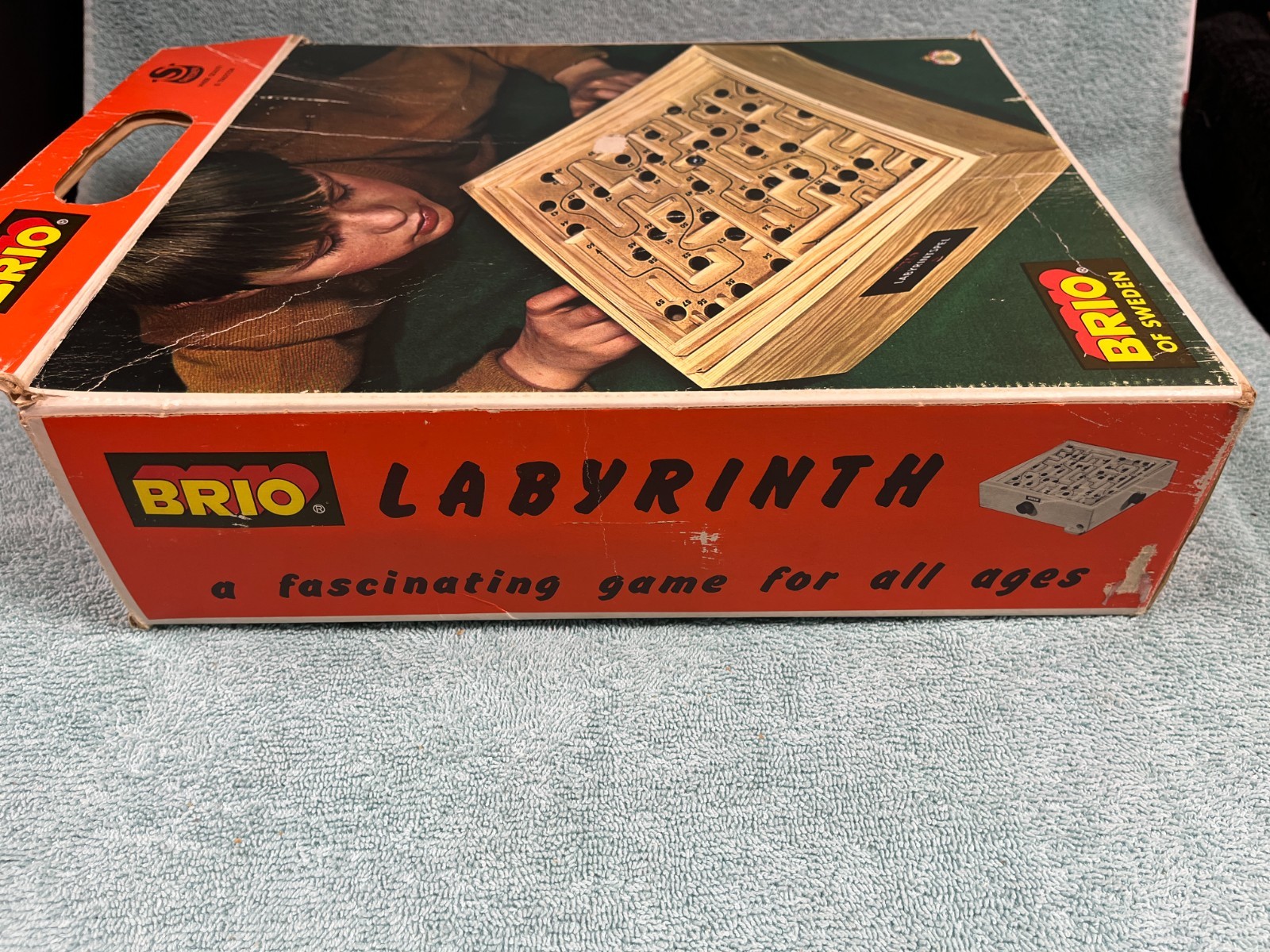 Brio Labyrinth Wooden Maze Game Model 31804 with Original Box & Balls Sweden