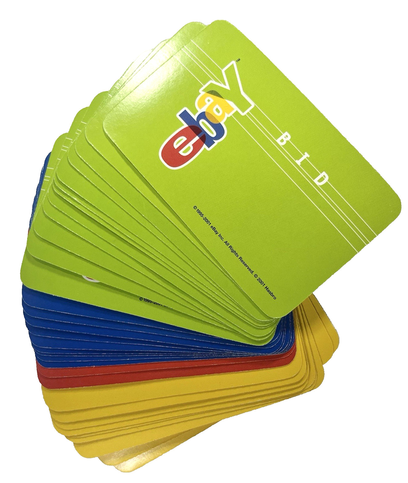 eBAY Auction Board Game Vintage 2001 Hasbro Replacement Auction and Bid Cards