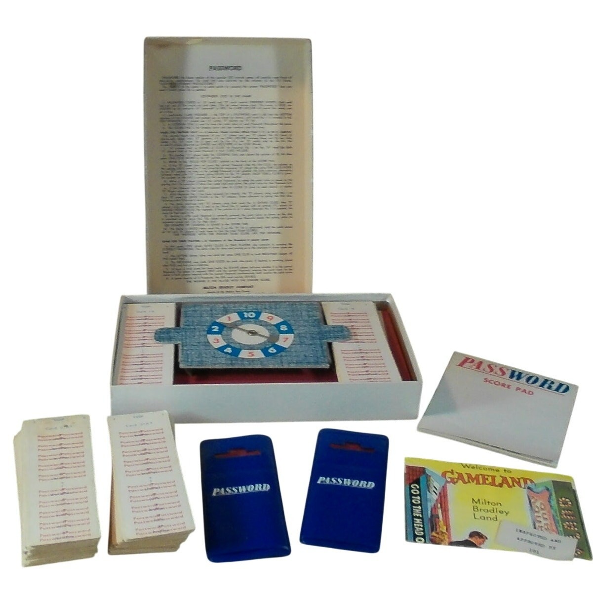 1962 Password Game Volume Two Milton Bradley #4260 w/Extras READ